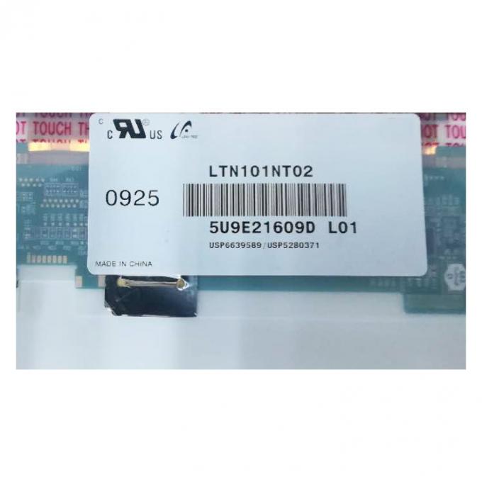 Pin de LVDS 40 pantalla del Lcd de 10,1 pulgadas/pantalla 1024×600 LTN101NT02 del ordenador portátil LED