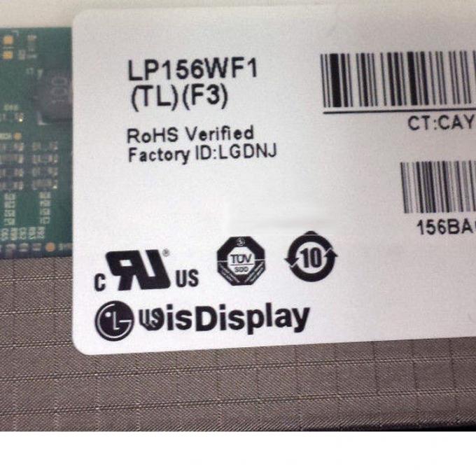 Pin 1920x1080 de la exhibición LVDS 40 de la pulgada del cuaderno de Lp156wf1 Tlf3 pantalla LCD/15,6