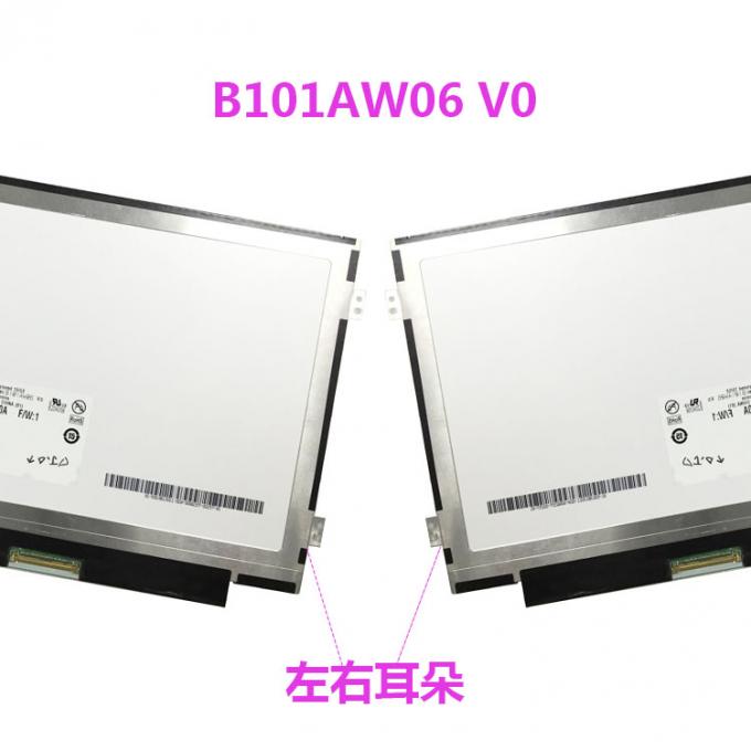 B101AW06 V 0 10,1 exhibiciones del Pin LCD de la pantalla LCD 1024x600 40 de la pulgada con los 200CD/M