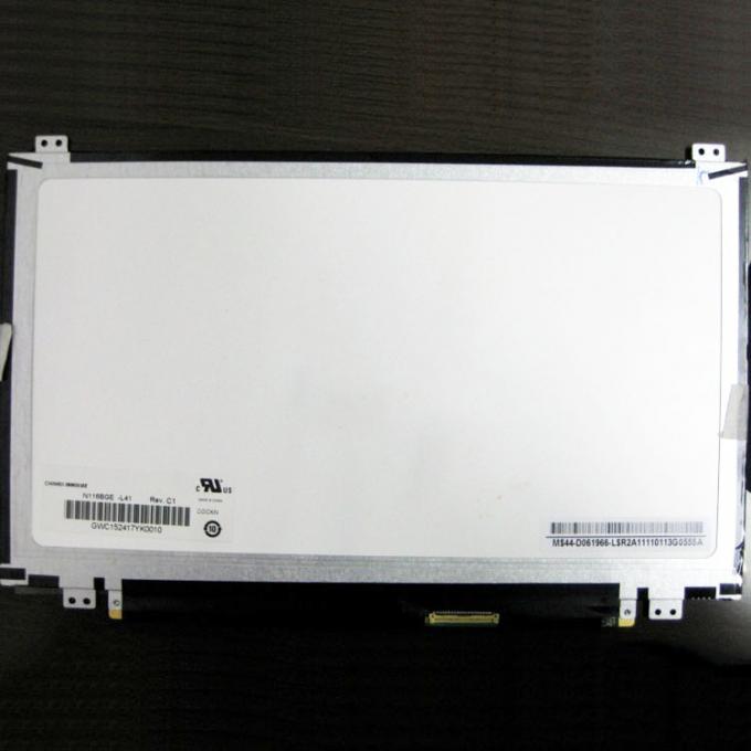 1366x768 utilizó panel LCD/11,6 el Pin de la pantalla N116BGE L41 LVDS 40 de la pulgada
